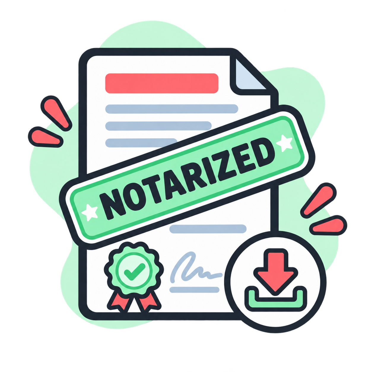 Download your notarized document